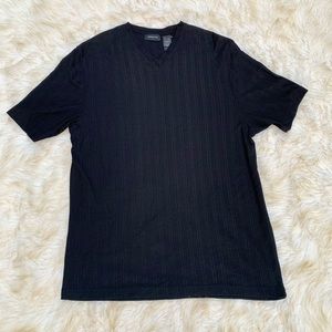 Vintage Claiborne Black Wrinkle Free Shirt Sleeve